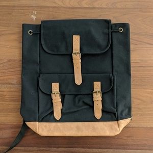 BNWOT canvas backpack